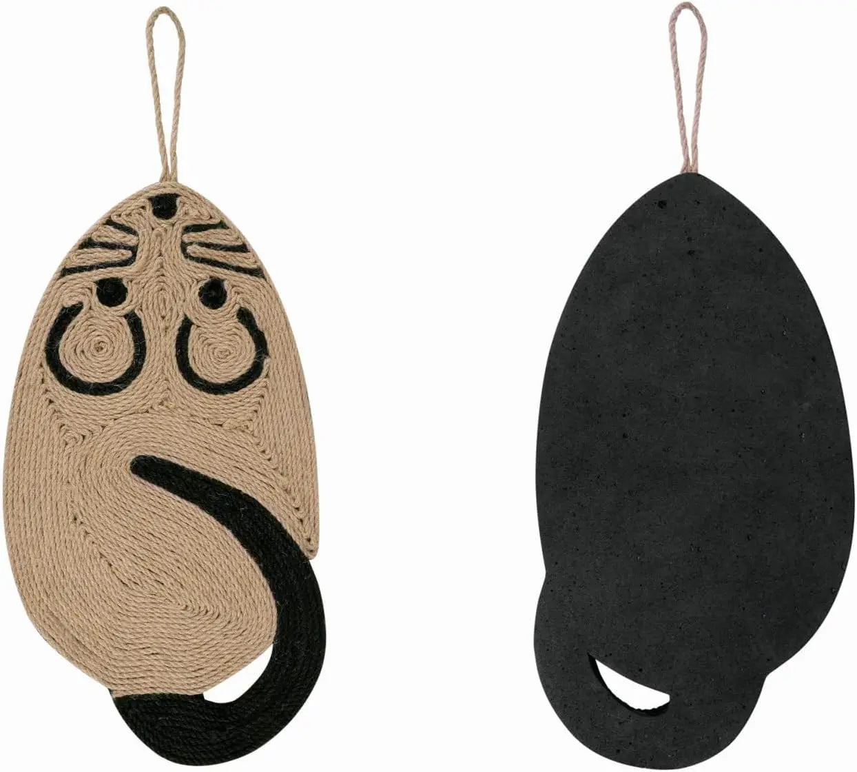Cat Scratching Pad Funny Mouse Shape Scratch Pad Non-Slip Cat Floor Scratching Pad Rug Hanging Cat Scratching Board Sisal Pad In