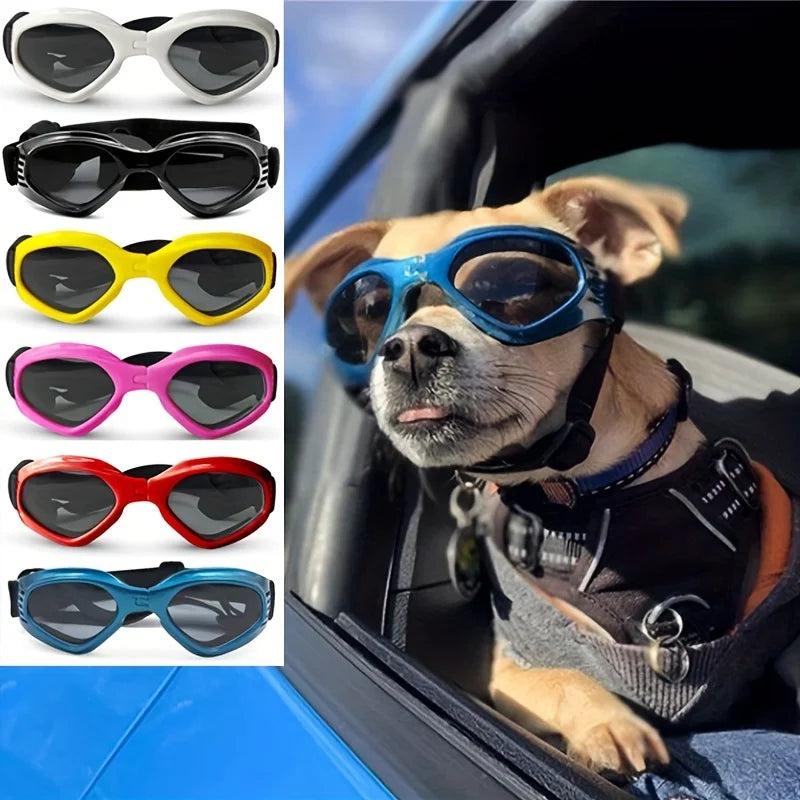 Dog Sunglasses, Foldable Pet Glasses, Dog Goggles, Sun UV Protection, Cat Sunglasses, Folding Style